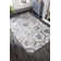 Aurora AU12 Crystal Metallic Silver Area Rug