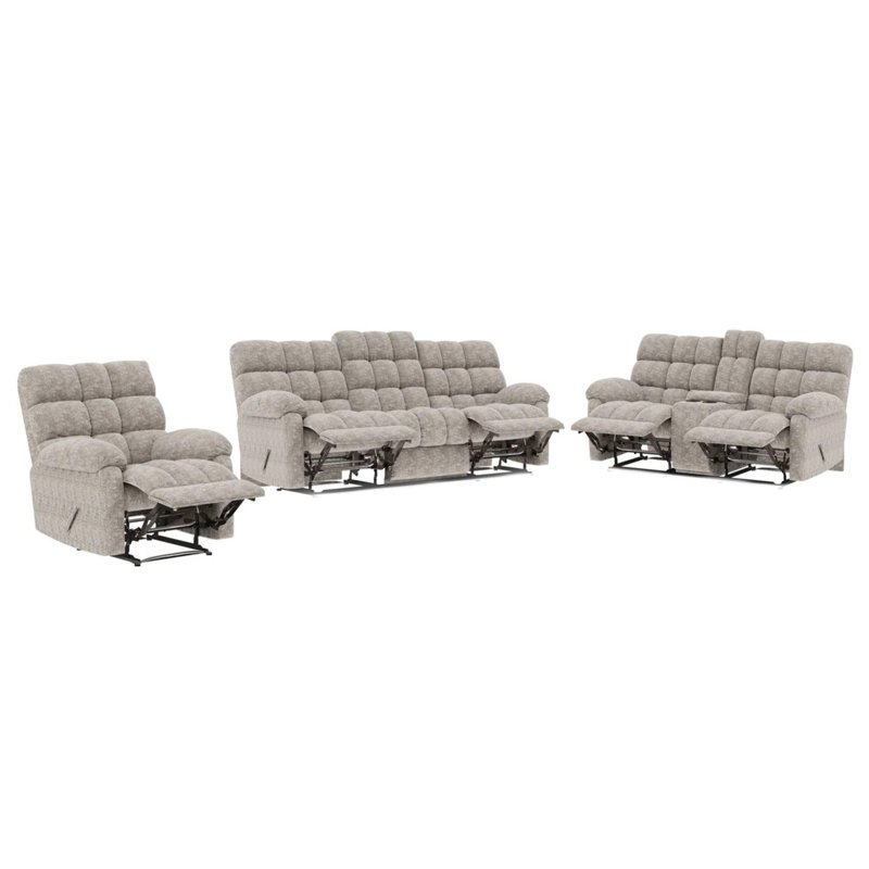 Ensemble de salon configurable Lancaster, Beige