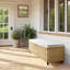 Banc de rangement rembourré en osier avec coussin amovible Leimomi-379316579