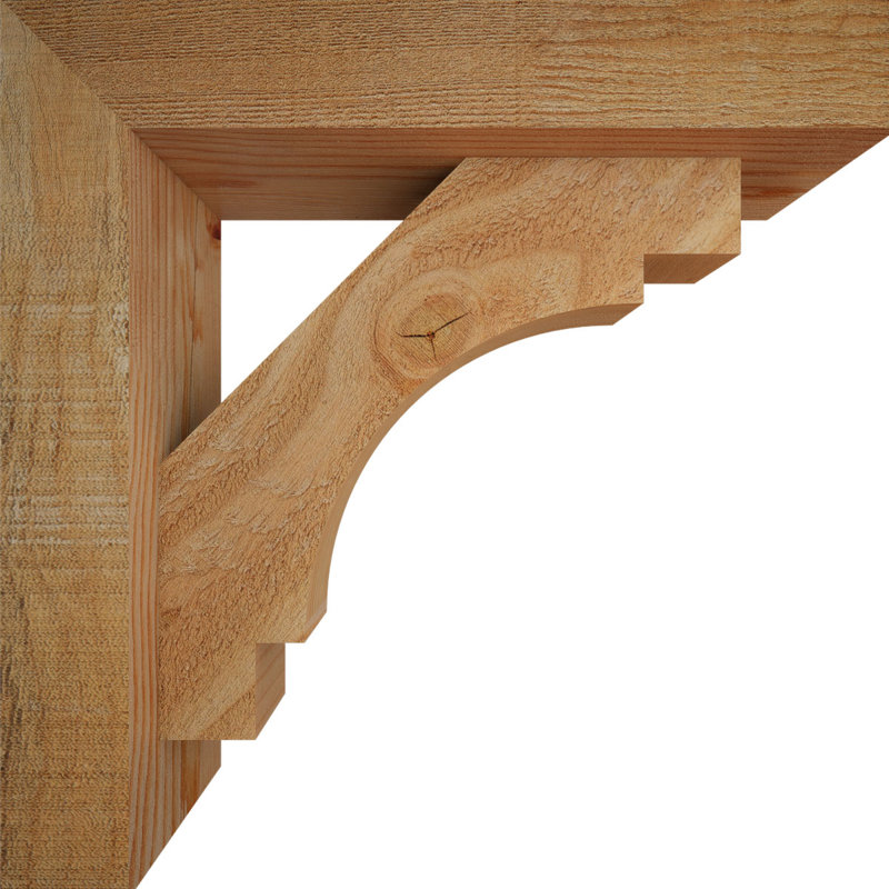 Support Merced Block avec support décalé, 14 po x 14 po, Sapin Douglas de l 4 po (scié brut)