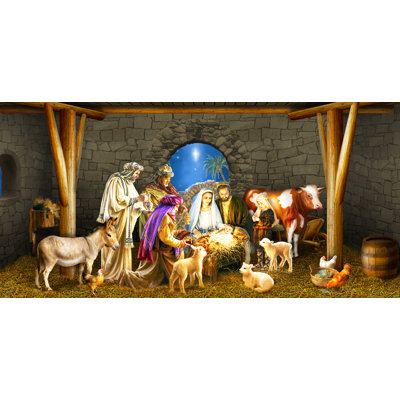 Christmas Fantasy & Sci-Fi Nativity Scene Banner