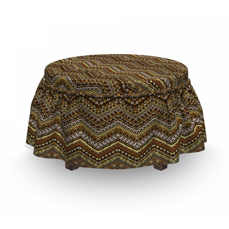 Box Cushion Ottoman Slipcover