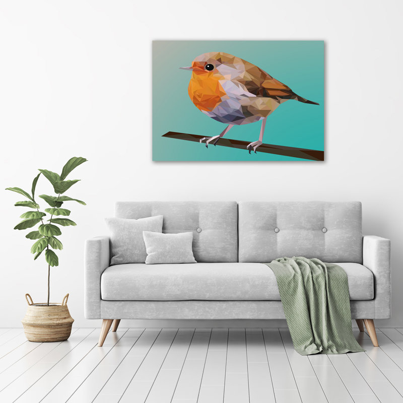 Robin's Bird - No Frame Print on Canvas