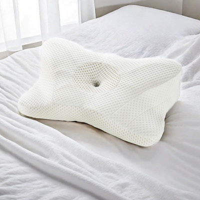 Midlothian Neck Pillow, Contour Memory Foampillow Shoulder Support Pain Relief for Side Back Stomach Sleepers