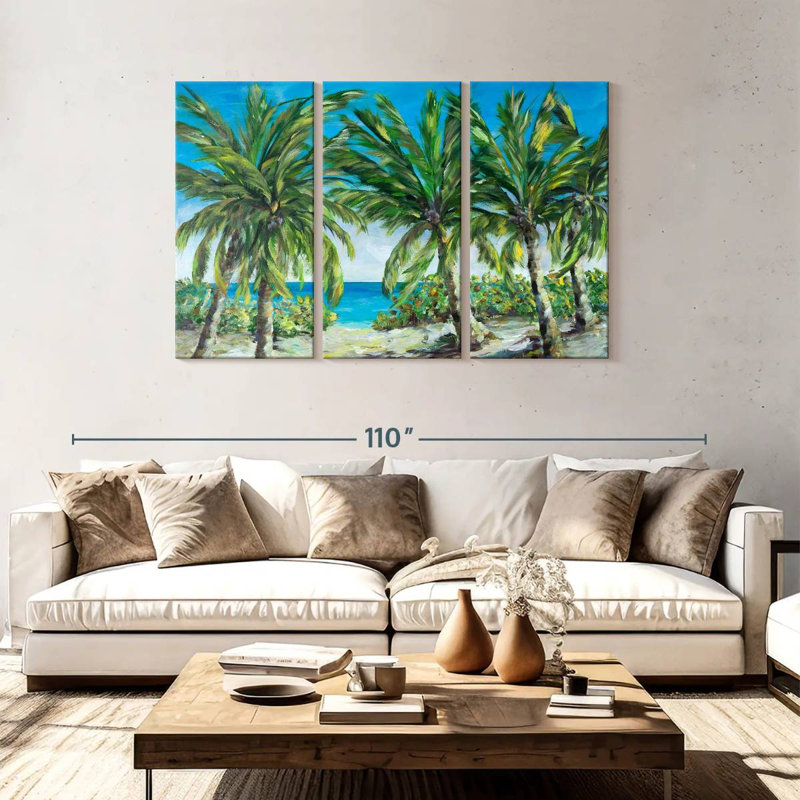 Palmier tropical Gillard Paradise, H 48 po x l 74 po