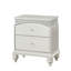 Table de chevet 2 tiroirs Platinum