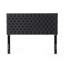 Tête de lit tapissier gris anthracite pour grand lit, tête de lit Modern-485496651