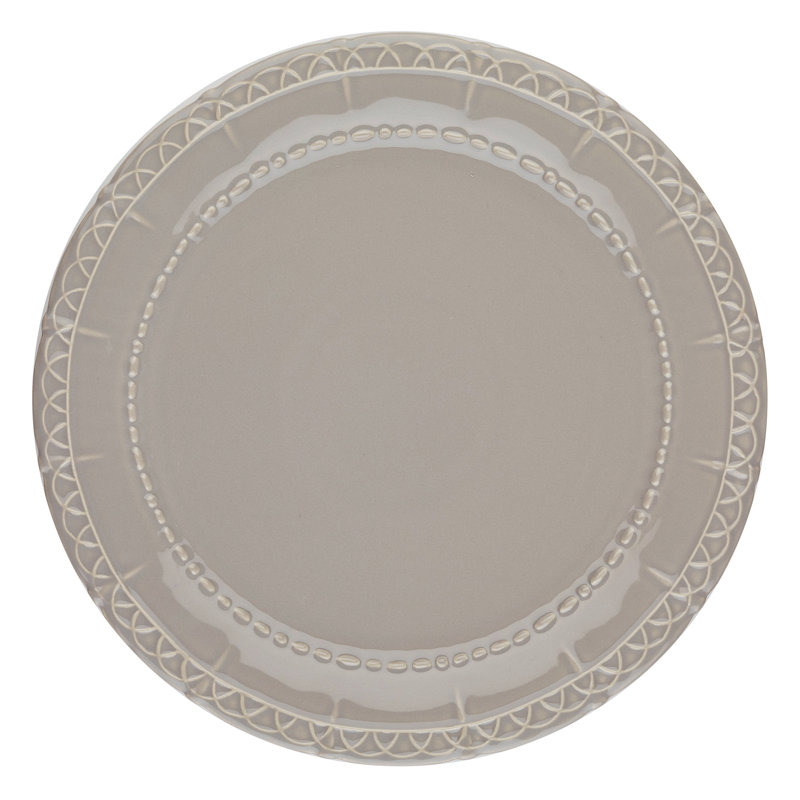 Historia Charger Plate , Greystone