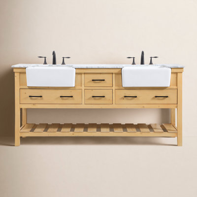 Ensemble de meuble-lavabo double 72 po Booneville