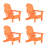 Shawnna HDPE Folding Adirondack Chair -86794606
