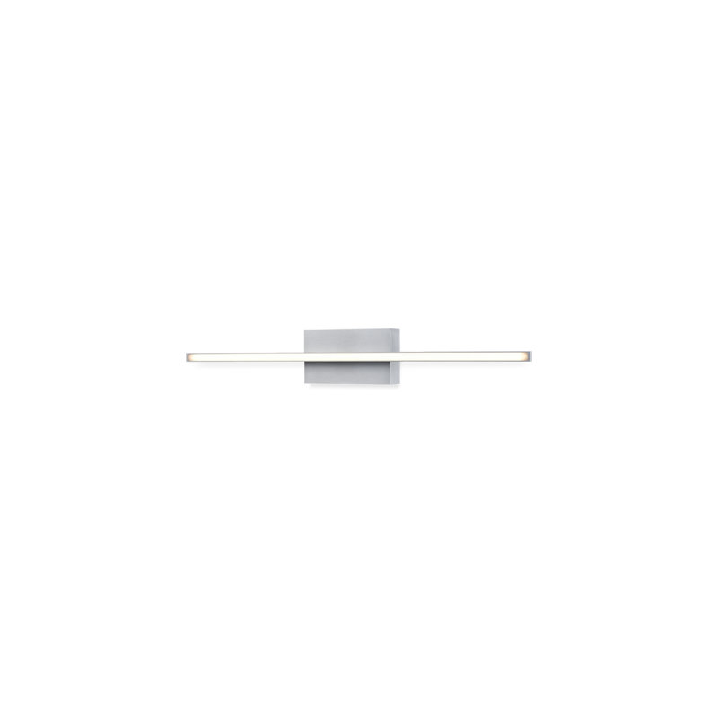 Vega Minor 1 - Light LED Wallchiere, 3" H x 24" W x 2.125" D, Brushed Nickel
