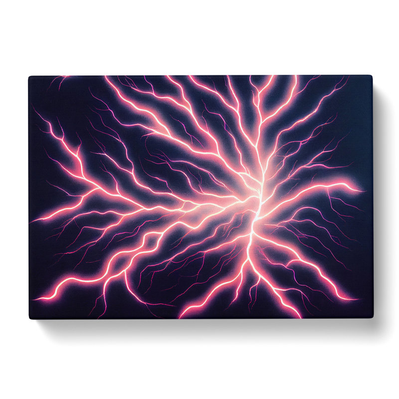 Enticing Lightning Bolts Vol.5 - Wrapped Canvas, 35cm H x 50cm W x 3cm D