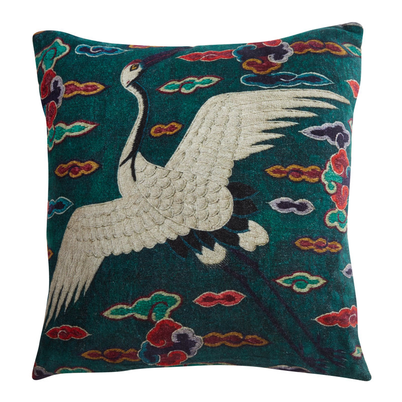 No Velvet Reversible Throw Pillow