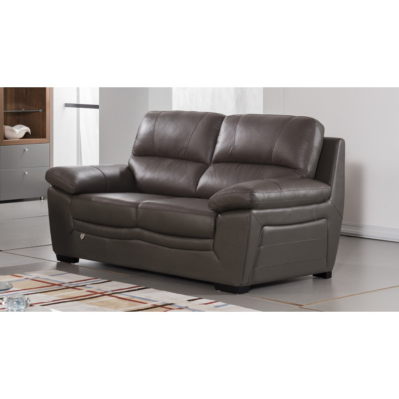Bossert 67'' Faux Leather Loveseat