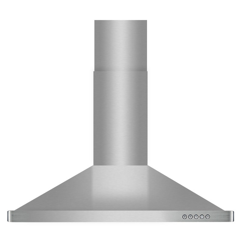 Cosmo 36 in. Vista Collection Ductless Wall Mount Range Hood, Button Controls, LED Lights, Permanent Filters, Stainless Steel