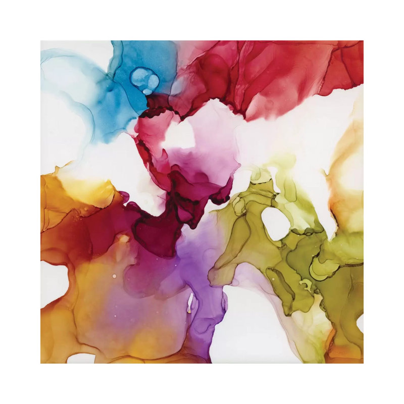 Spectrum Colors I by Carol Robinson - Painting on Canvas, 66.04 cm H x 66.04 cm W x 1.91 cm D, Wrapped Canvas