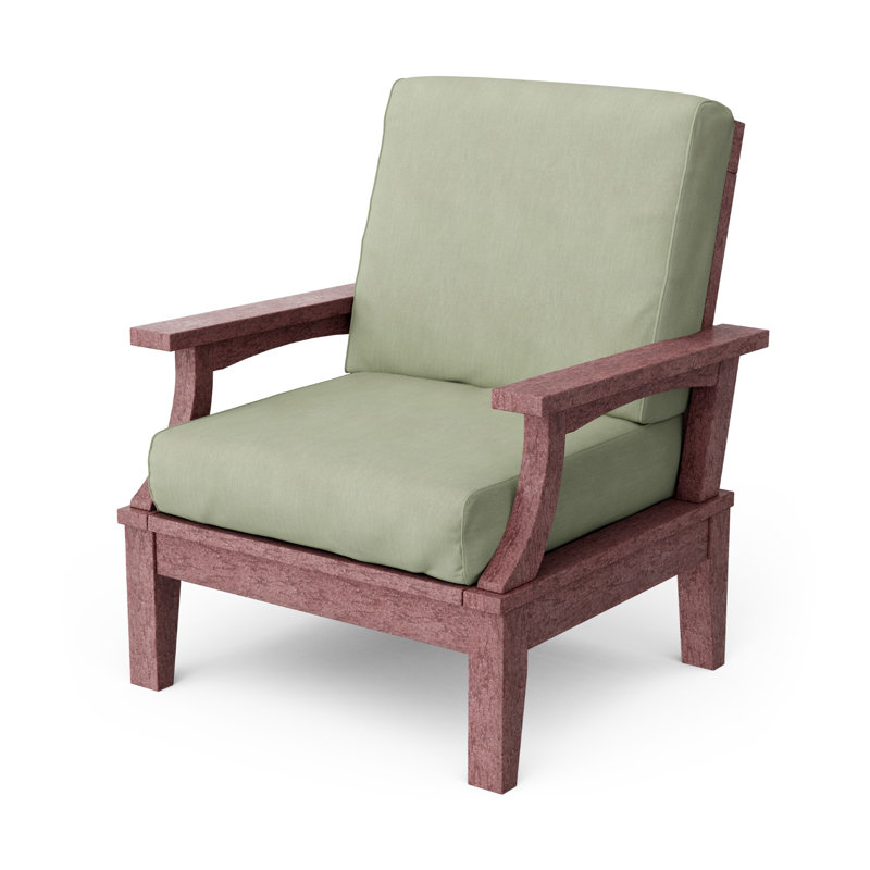 Heritage Deep Seating Chair, Light Grey, Light Brown