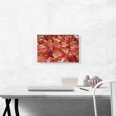 «Ham Pattern Diner Restaurant Decor», reproduction de photo sur toile tendue