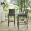 Tabouret de bar avec coussin Pranav-1080673287