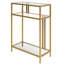 Cortland Glass Top Console Table-677659057-680568414