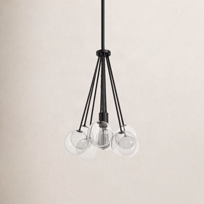 Logan Single Light Glass Dimmable Pendant