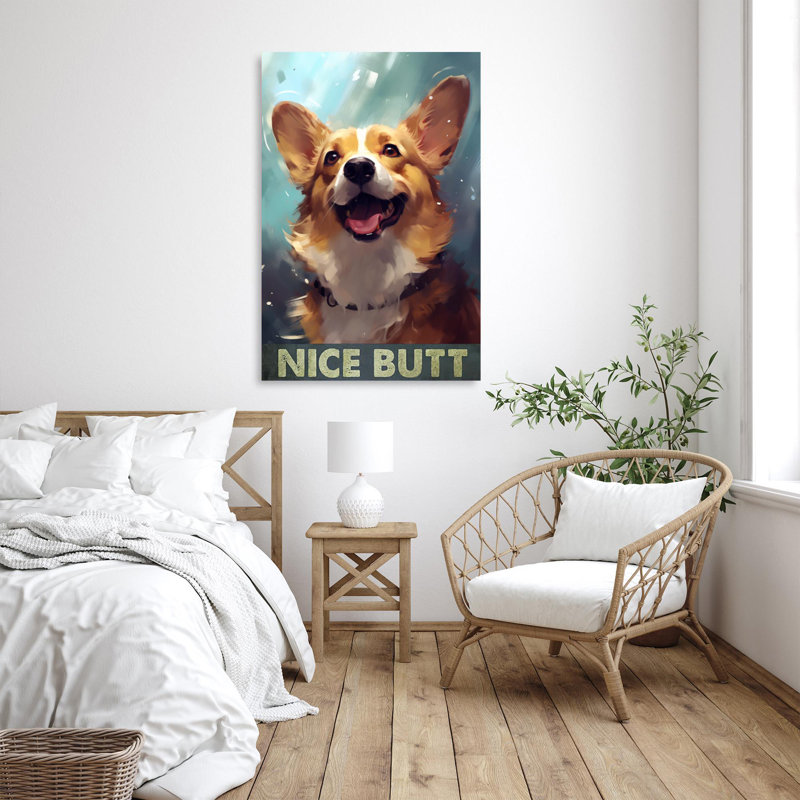 Manisa Corgi, H 36 po x l 24 po x P 1,25 po