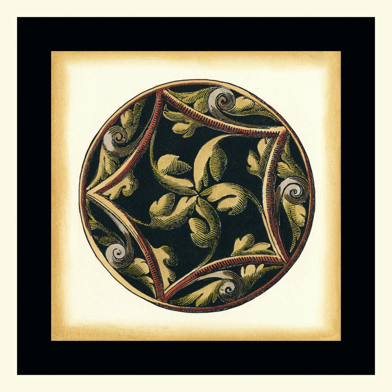 Small - Ornamental Accents II by Vision Studio - Wrapped Canvas Print, 30cm H x 30cm W x 3.8cm D