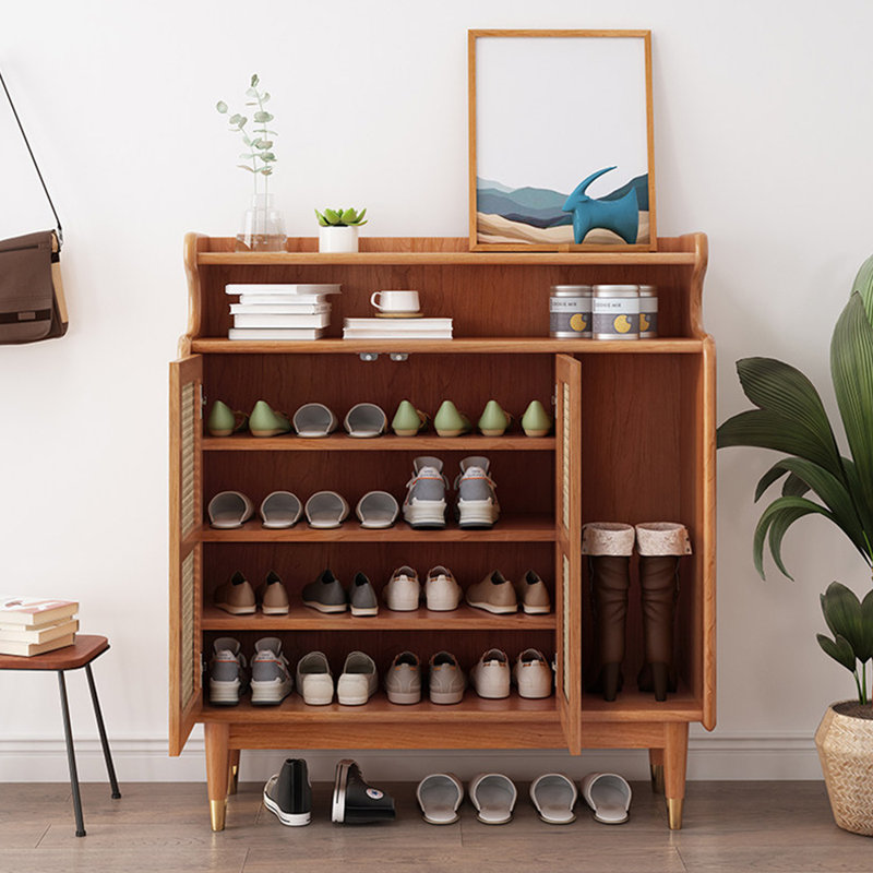 Armoire de rangement pour chaussures Vine, Brun