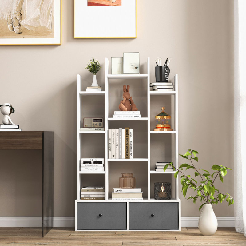 132cm H x 80cm W Bookcase, White