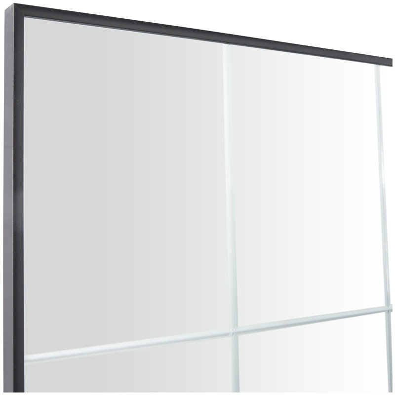 Miroir mural noir, 40 po x 22,5 po
