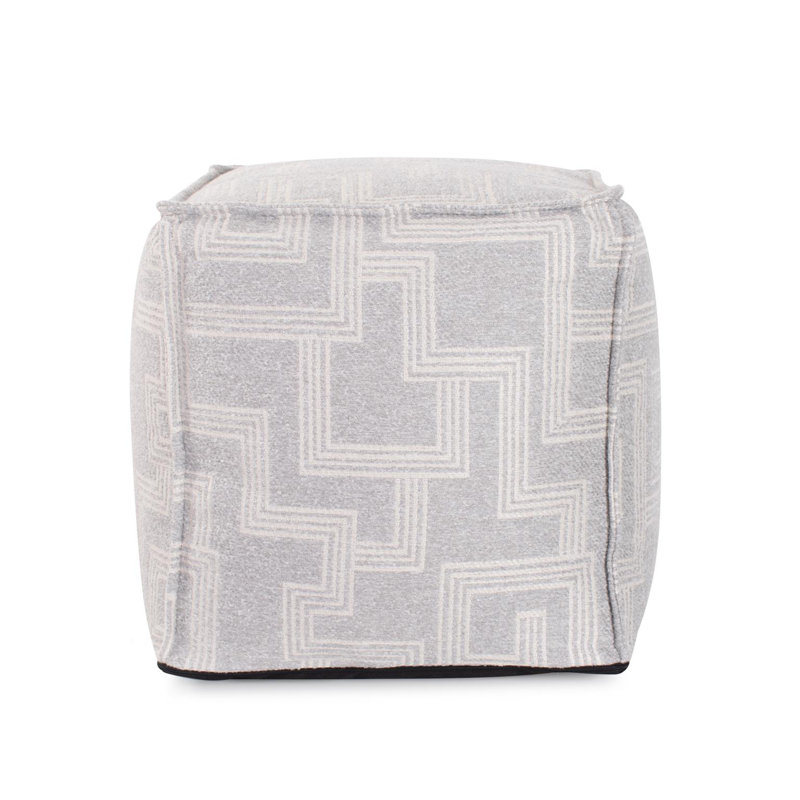 Pouf carré / extérieur Benny Syros Fog, Gris