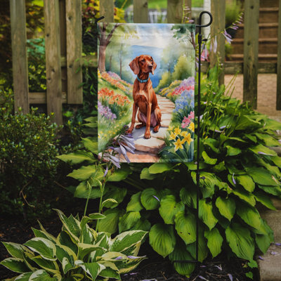 Drapeau de jardin double en polyester H 15,5 po x l 11,25 po