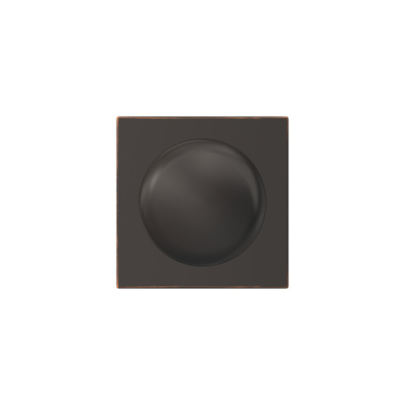 Custom Plymouth Hall-Closet and Bed-Bath Knob with Collins Trim, Aged Bronze