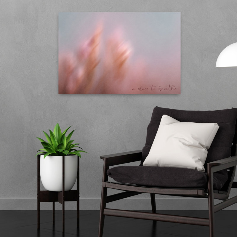 Doux rêve rose, impression délicate de nature délicate, 16" H x 24" W