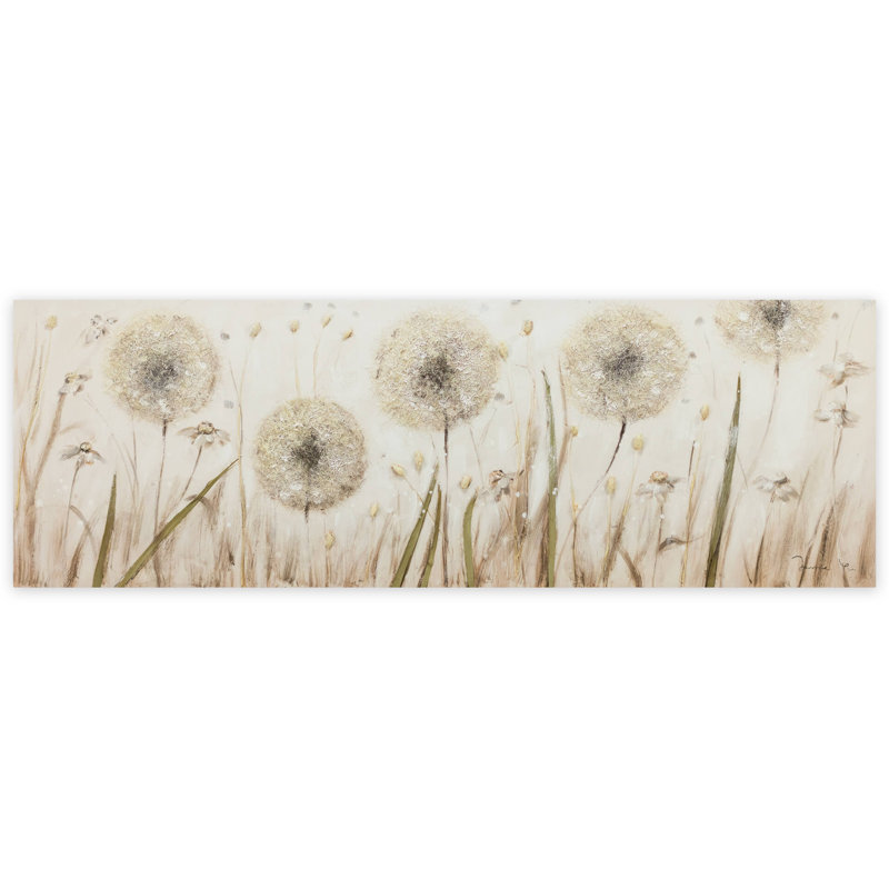 Dandelion Meadow Hand Painted Acrylic Painting
