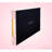 Modern Elegant 18"X12" Rectangle Baby Pink Tray Glossy Shagreen Faux Leather Decorative Ottoman Coffee Table Perfume Dresser Kitchen Serving Tray With Gold Polished Metal Handles.-122623676