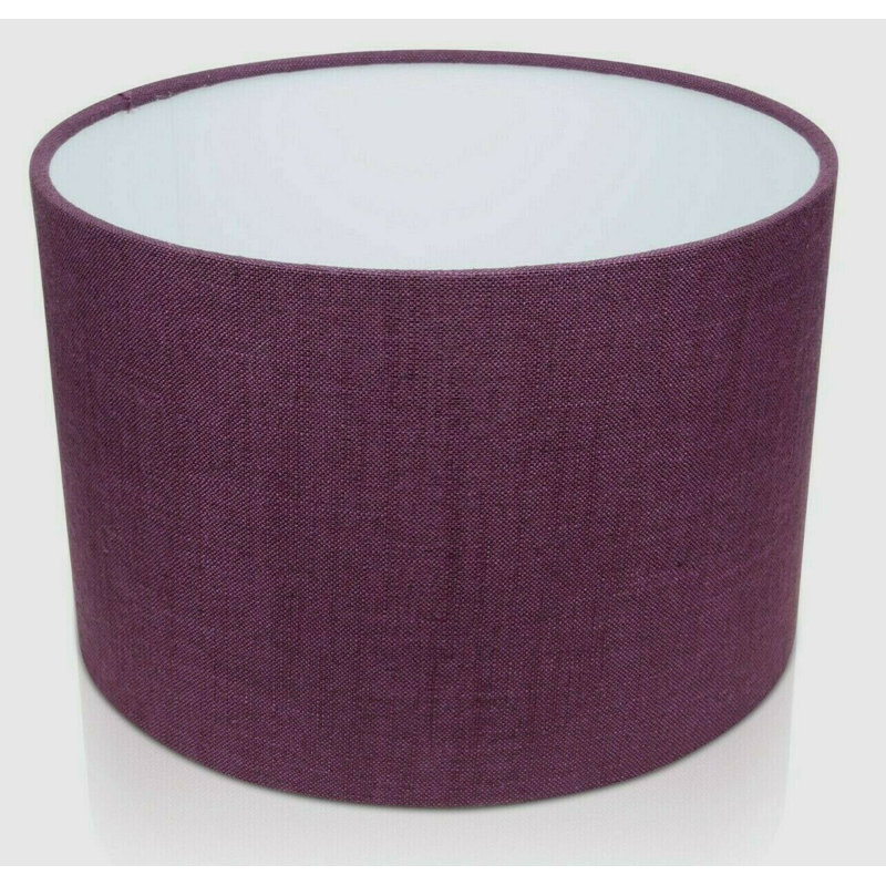 20 Polyester Drum Lamp Shade, Purple