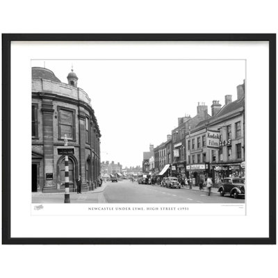 Newcastle Under Lyme, High Street C1951 - Single Picture Frame Print