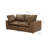 Hadleigh Brown Leather Modular Loveseat