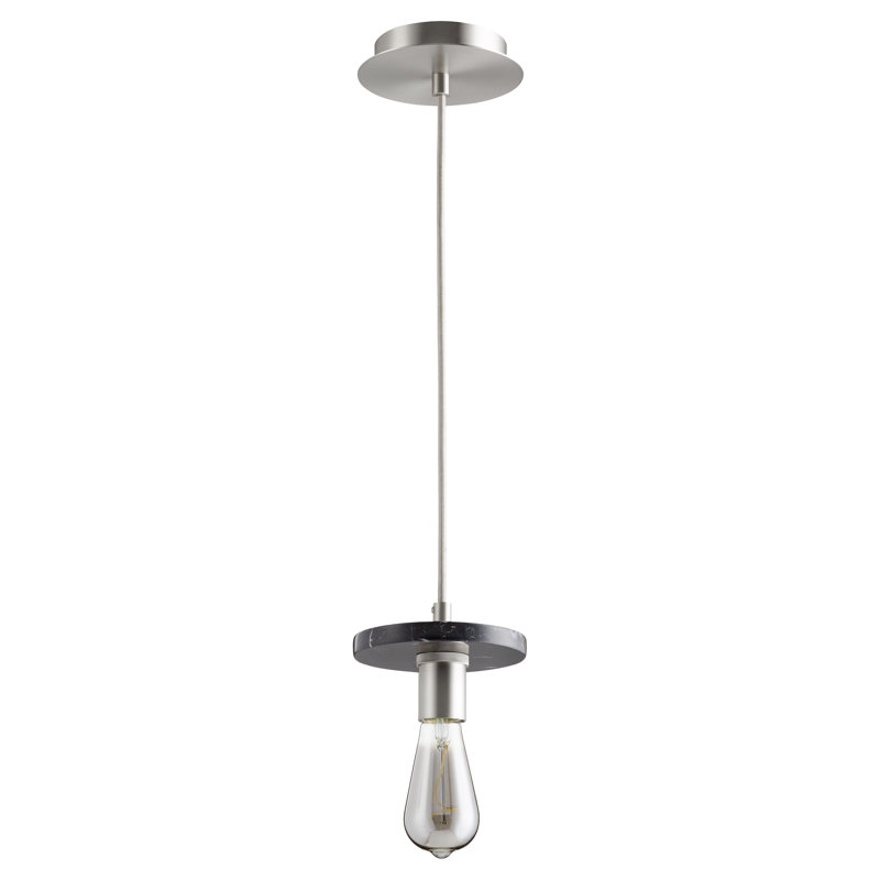 Aeihso 1 - Light Single Pendant, Satin Nickel