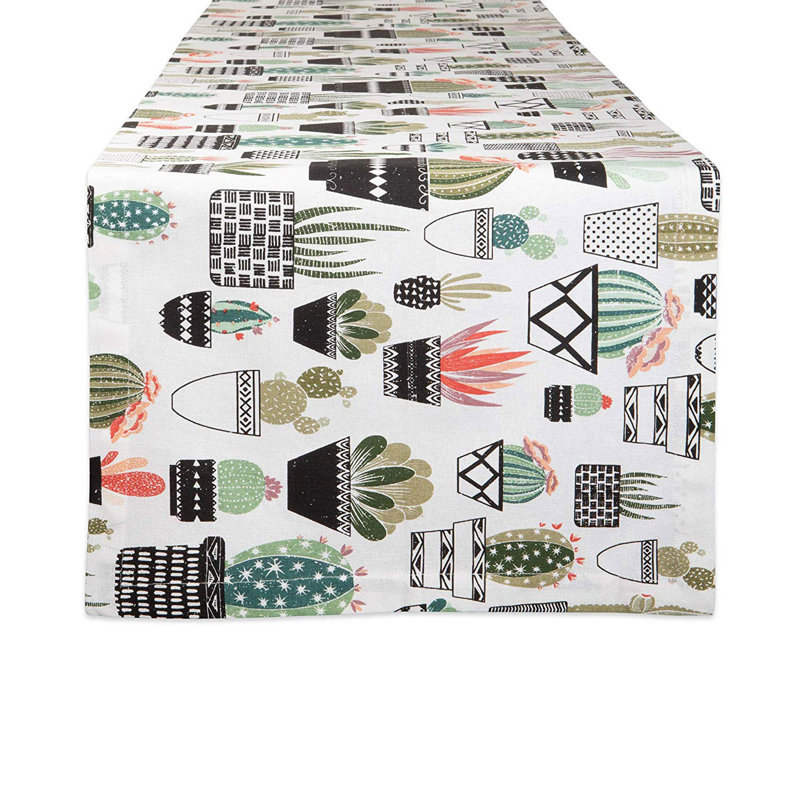 Lindgren Cactus Table Runner, 108" L x 14" W