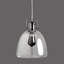 Geissler 1 - Light Silver Clear Glass Dome Suspension Pendant