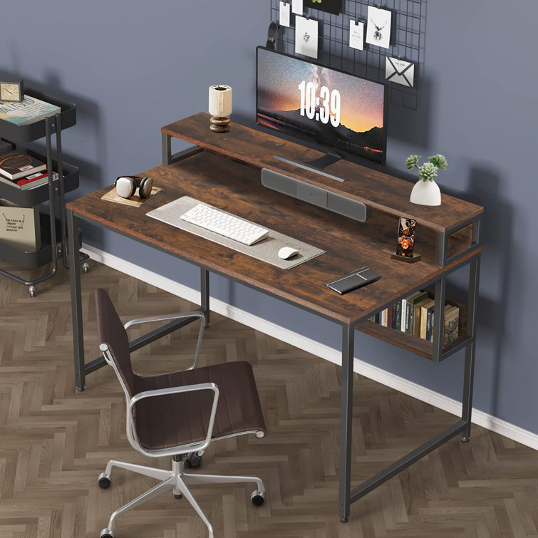 Borough Wharf Kately 110cm W Rectangle Writing Desk | Wayfair.co.uk