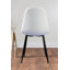 Industrial Design White & Grey Marble Effect Melamine Dining Table Set with 4 Faux Leather Chairs-87463166