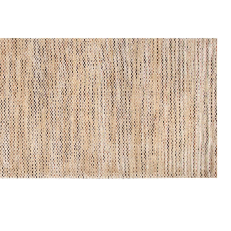 Tapis luxueux en laine, beige et brun clair, 6,6 x 9,5 pieds | 100% laine, 10,0 lb / m², tissée à la machine avec une base en coton / jute | Durable, facile à nettoyer, texture douce | Parfait pour le salon, la chambre à coucher et la salle à manger