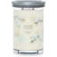 Bougie scintillante parfumée neige scintillante