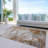 Rattee Washable Abstract Indoor / Outdoor Rug-924379950