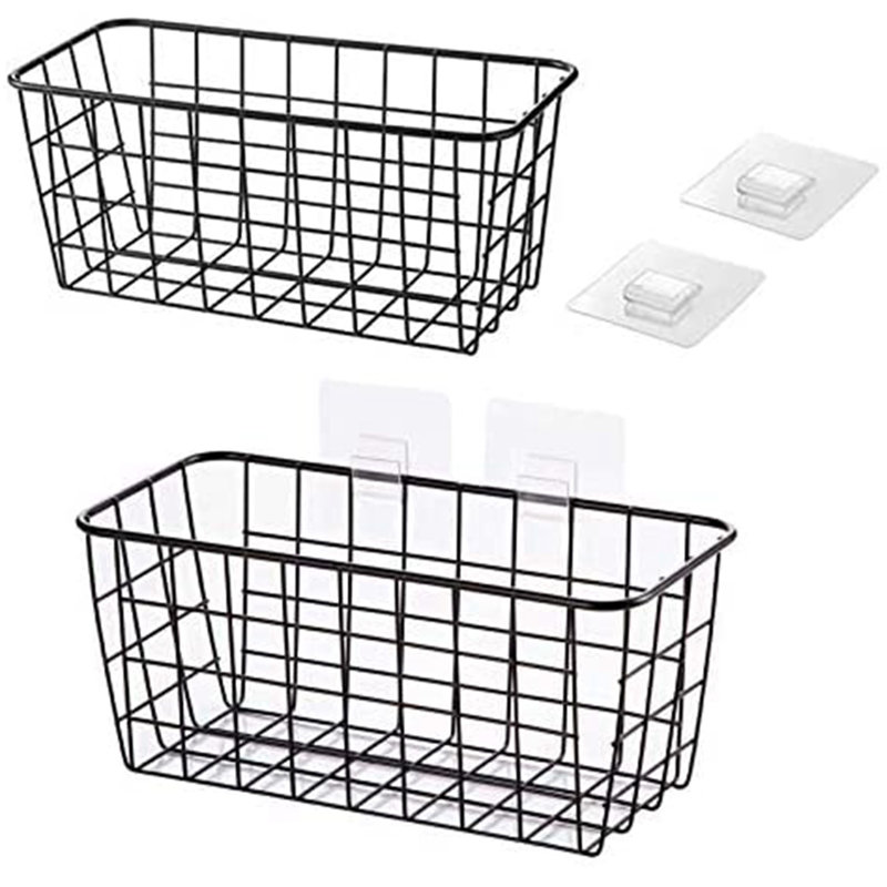 Ihne Metal Wall Organizer with Wall Baskets