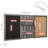 Mail Basket With Chalkboard, Cork Board And Key Hooks