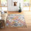 Tapis oriental safran / orange brûlé / grenat Hillsby